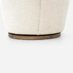 Lulu And Georgia Margie Swivel Chair Bouclé + Textural Fabric