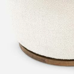 Lulu And Georgia Margie Swivel Chair Bouclé + Textural Fabric