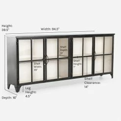 Lulu And Georgia Marjorie Curio Sideboard