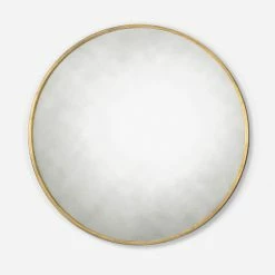 Lulu And Georgia Mercedes Round Mirror Curved + Rounded