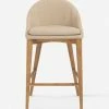 Lulu And Georgia Milo Counter Stool Curved + Rounded