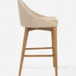 Lulu And Georgia Milo Counter Stool Curved + Rounded