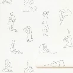 Lulu And Georgia Walls Minimalist Nude Wallpaper