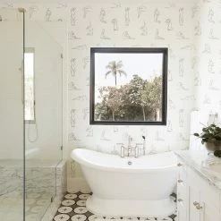 Lulu And Georgia Walls Minimalist Nude Wallpaper