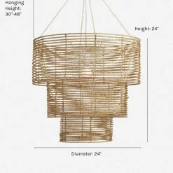 Lulu And Georgia Minna Chandelier Earth Tones