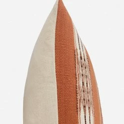 Lulu And Georgia Pillows + Throws Malva Lumbar Pillow, Rust