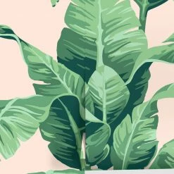 Lulu And Georgia Earth Tones Pacifico Palm Peel + Stick Wallpaper By Nathan Turner