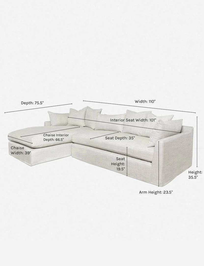 Discount ๐ Lulu And Georgia Parque Slipcover Sectional Sofa ๐ 8 Lulu And Georgia Parque Slipcover Sectional Sofa