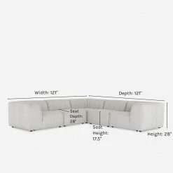 Lulu And Georgia Outdoor Collection Phillipa Indoor / Outdoor Corner Sectional Sofa