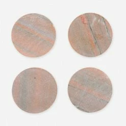 Best Pirce ❤️ Lulu And Georgia Modernist Coaster (Set Of 4) Malene Barnett Kindred Collection 🎁 12 Lulu And Georgia Modernist Coaster (Set Of 4) Malene Barnett Kindred Collection