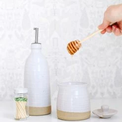 Lulu And Georgia Farmhouse Pottery Olive Oil Bottle