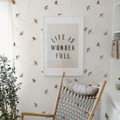 Lulu And Georgia Sparrow Wallpaper By Rylee + Cru Earth Tones