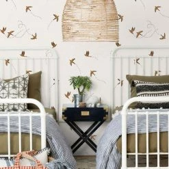 Lulu And Georgia Sparrow Wallpaper By Rylee + Cru Earth Tones