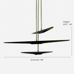 Lulu And Georgia Regina Andrew Concorde Chandelier Sculptural