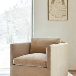 Lulu And Georgia Lotte Swivel Chair Élan Byrd Collection