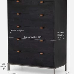 Lulu And Georgia Rosamonde 5-Drawer Dresser Furniture