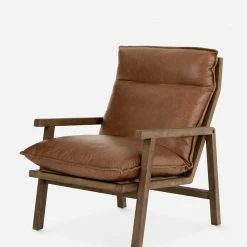 Lulu And Georgia Rowena Leather Accent Chair