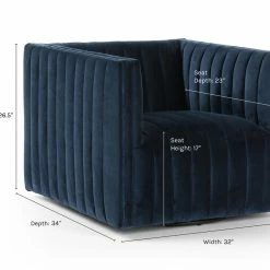 Lulu And Georgia Roz Swivel Chair