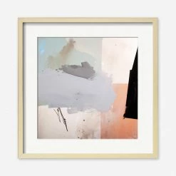 Lulu And Georgia 'White Wood 4' Print By Sarah White Muted Pastels