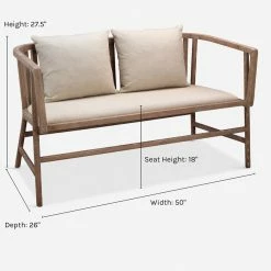 Lulu And Georgia Sawni Settee Furniture