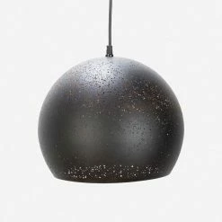 Lulu And Georgia Seraphina Sphere Pendant Light, Black