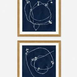 Lulu And Georgia Walls 'Strawberry Vine' Prints (Set Of 2)