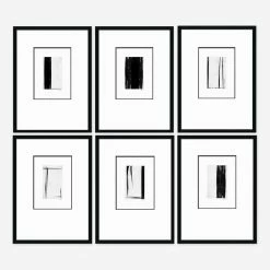 Lulu And Georgia 'Monochrome Moment' Prints (Set Of 6) Walls