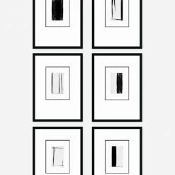 Lulu And Georgia 'Monochrome Moment' Prints (Set Of 6) Walls