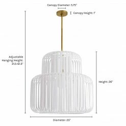 Lulu And Georgia Arteriors Shae Pendant Light