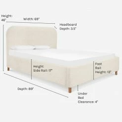 Lulu And Georgia Solene Platform Bed