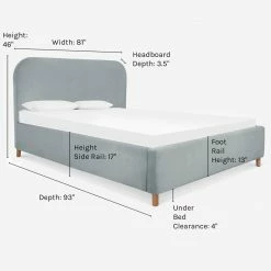Lulu And Georgia Solene Platform Bed