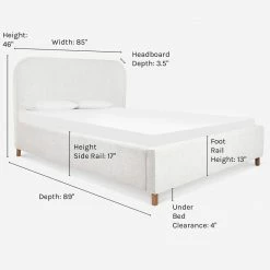 Lulu And Georgia Solene Platform Bed