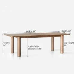 Lulu And Georgia Arc Dining Table By Sun At Six Furniture