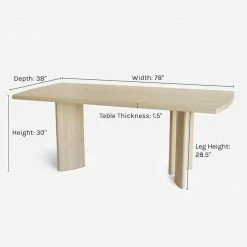 Lulu And Georgia Earth Tones Crest Dining Table By Sun At Six