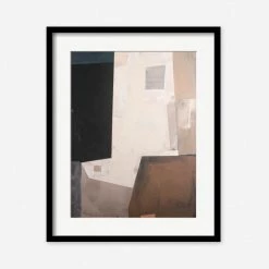 Lulu And Georgia Earth Tones 'White Wood 1' Print By Sarah White