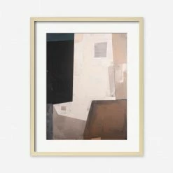 Lulu And Georgia Earth Tones 'White Wood 1' Print By Sarah White