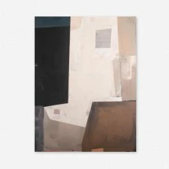 Lulu And Georgia Earth Tones 'White Wood 1' Print By Sarah White