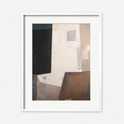 Lulu And Georgia Earth Tones 'White Wood 1' Print By Sarah White