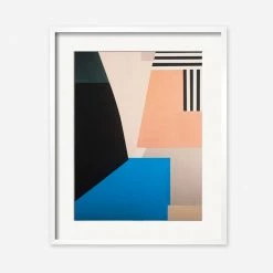 Lulu And Georgia Walls 'White Wood 2' Print By Sarah White