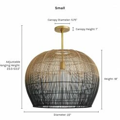 Brand new π Lulu And Georgia Swami Pendant Light By Arteriors Lighting π 17 Lulu And Georgia Swami Pendant Light By Arteriors Lighting