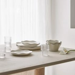 Lulu And Georgia Rian Ripple Glassware (Set Of 4)