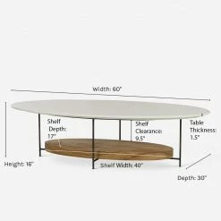 Lulu And Georgia Thomas Bina Olivia Coffee Table Furniture
