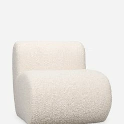 Lulu And Georgia Bouclé + Textural Fabric Renzo Accent Chair