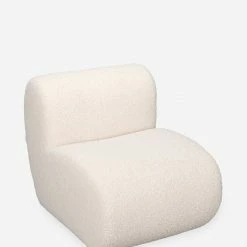Lulu And Georgia Bouclé + Textural Fabric Renzo Accent Chair