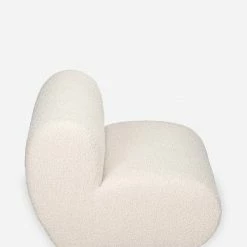 Lulu And Georgia Bouclé + Textural Fabric Renzo Accent Chair